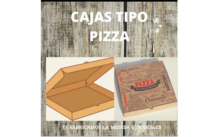 cajas para pizza, mostrario de cajas de carton para pizza